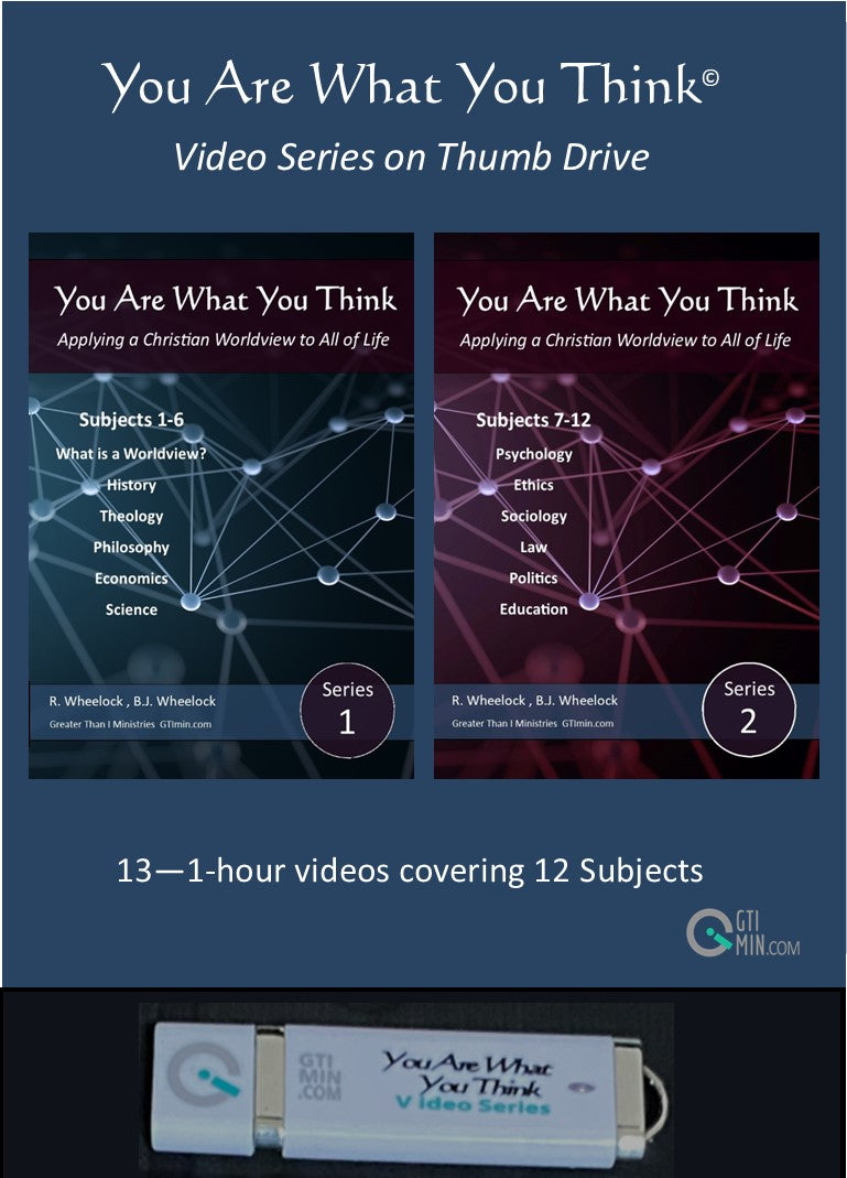 SPECIAL - 25% OFF!!   "You Are What You Think" Combo TEXTBOOKS and VIDEO SERIES
