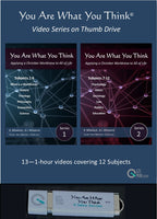 SPECIAL - 25% OFF!!   "You Are What You Think" Combo TEXTBOOKS and VIDEO SERIES