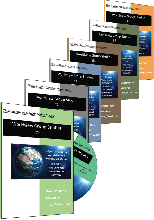 TLAC Video Worldview Group Studies - Complete set of 6 books (12 Subjects)